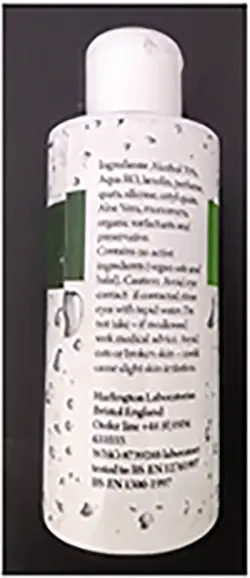 Photo de l’avis officiel: Shield Hand Sanitiser Gel Désinfectant pour les mains — risque: Risque chimique & Incendie