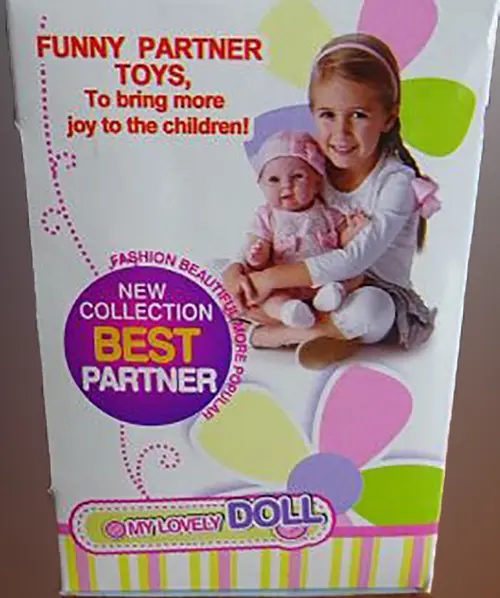 Foto do aviso oficial: Funny Partner Toys Baby MY LOVELY DOLL Boneca de plástico — risco: Químico