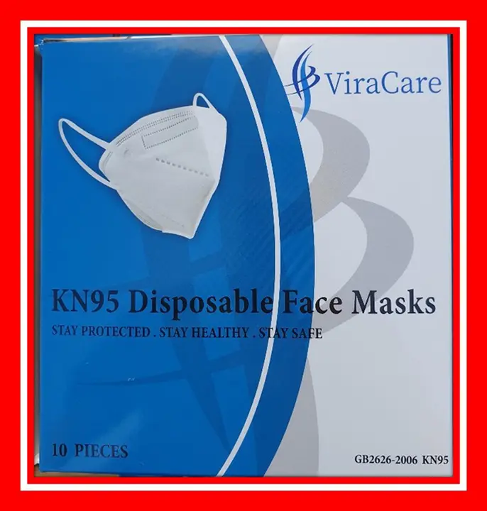 Foto aus der offiziellen Meldung: Vira Care KN95 Disposable Face Mask Partikelfiltermaske — Risiko: Gesundheitsrisiken/Sonstige
