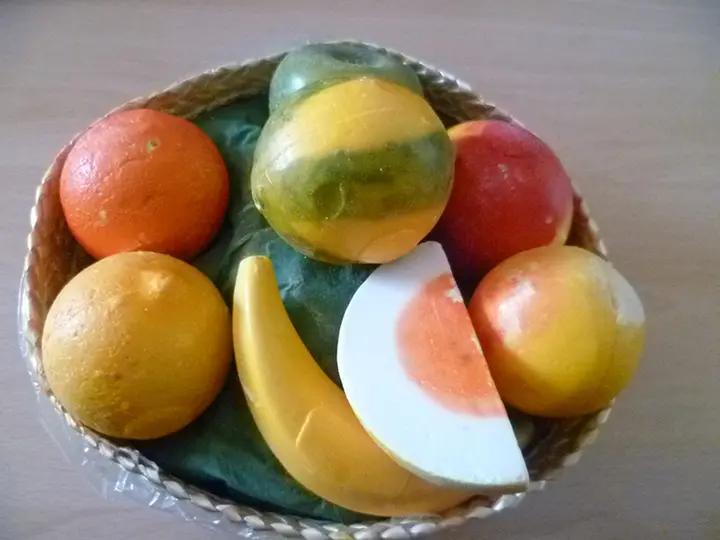 Foto aus der offiziellen Meldung: Seifenkorb — Risiko: Ersticken