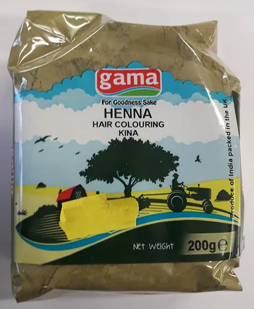 Photo de l’avis officiel: Gama Henna Hair Colouring Kina Poudre de henné — risque: Risque microbiologique