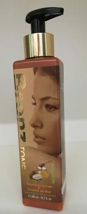Foto do aviso oficial: Bronz Tone, Gandour Fade Milk Produto de clareamento da pele — risco: Químico