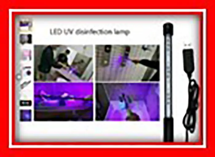 Photo de l’avis officiel: Maso Auto UV Sanitising Wand Lampe UV portable — risque: Risque sanitaire/autre