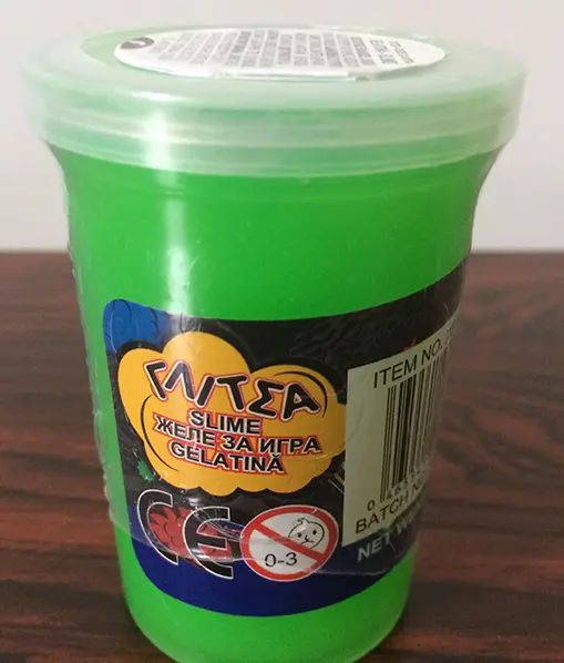 Photo de l’avis officiel: GELATINA ΓΛΙΤΣΑ SLIME Jouet slime — risque: Risque chimique