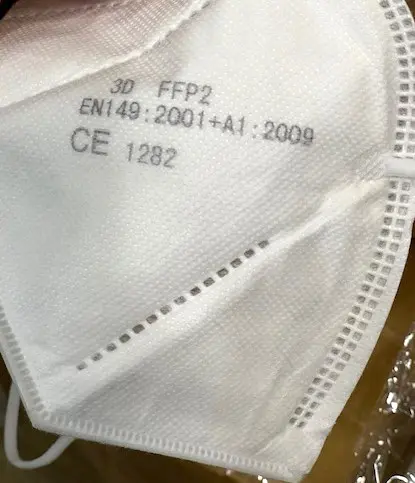 Photo de l’avis officiel: FancyLand Protective mask Masque de filtre à particules — risque: Risque sanitaire/autre