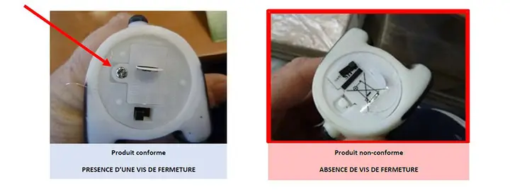 Foto dell’avviso ufficiale: PANDY Veilleuse à pile panda Luce notturna per bambini — rischio: Rischio chimico & Ostruzione delle vie aeree