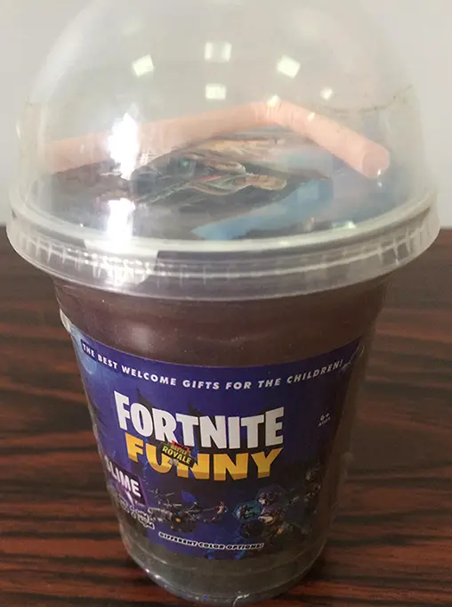 Photo de l’avis officiel: Fortnite Funny Jouet slime — risque: Risque chimique