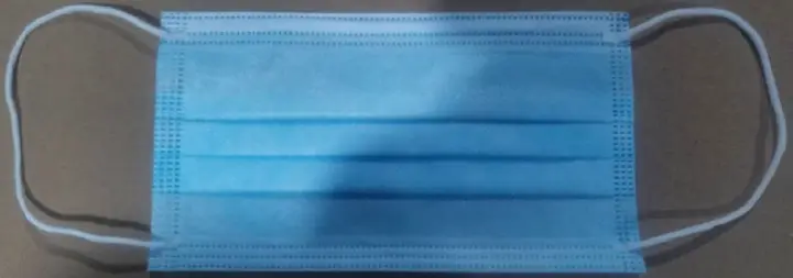 Foto uit de officiële melding: Isu Disposable protective mask Het masker van het deeltjefilter — risico: Gezondheidsrisico/overige