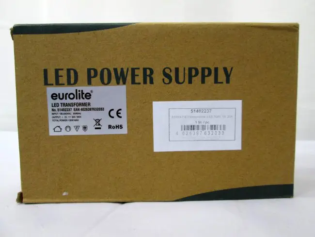 Photo de l’avis officiel: eurolite LED transformer Alimentation LED — risque: Choc électrique