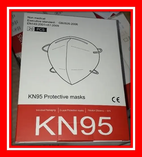 Photo de l’avis officiel: KN95 protective mask Masque de filtre à particules — risque: Risque sanitaire/autre (A12/01062/20)