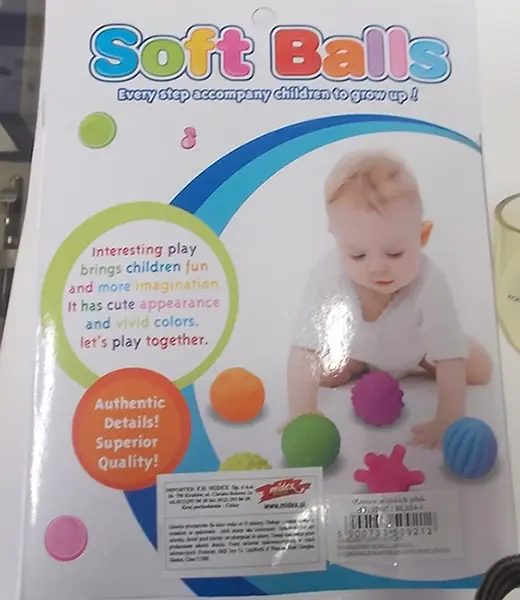 Foto do aviso oficial: Midex Soft Balls Bolas de plástico — risco: Químico