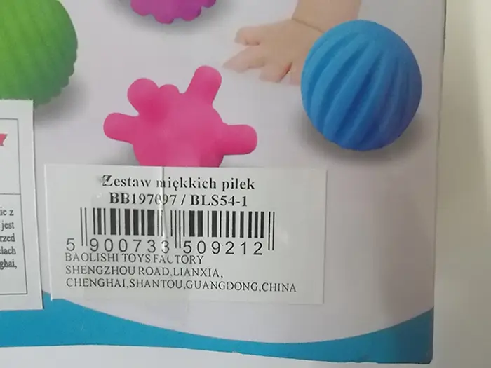 Foto do aviso oficial: Midex Soft Balls Bolas de plástico — risco: Químico