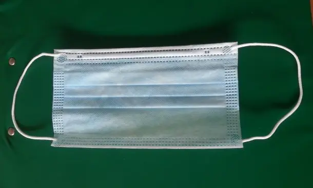 Photo from the official notice: Non-Woven 3 Ply Disposable Face Mask (Non Surgical) particle filter mask — health risk