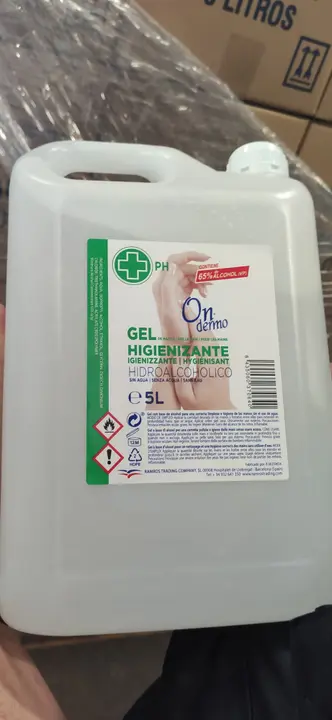 Foto do aviso oficial: ON DERMO Gel Higienizante de manos/ Gel Hygiénisant pour les mains / Gel Igienizzante per le mani Desinfetante — risco: Incêndio & Risco para a saúde / outro