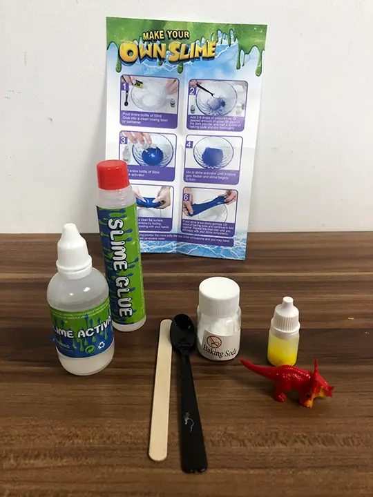 Photo de l’avis officiel: Midex Make Your Own Slime Kit de slime de jouet — risque: Risque chimique