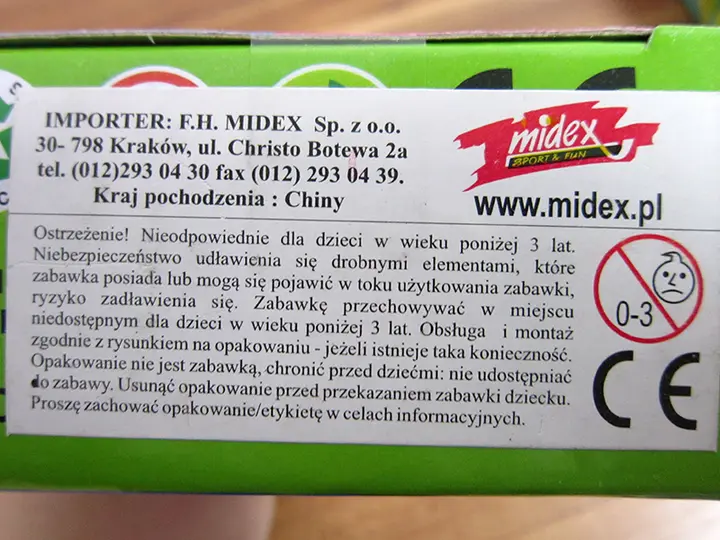 Photo de l’avis officiel: Midex Make Your Own Slime Kit de slime de jouet — risque: Risque chimique