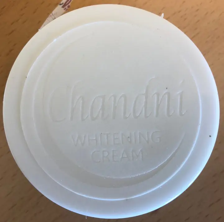 Photo de l’avis officiel: Chandni Whitening Cream Produit d’éclaircissement de la peau — risque: Risque chimique
