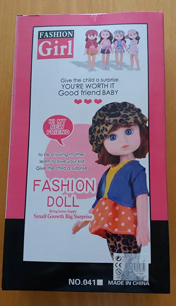 Foto do aviso oficial: FASHION DOLL Boneca de plástico — risco: Químico