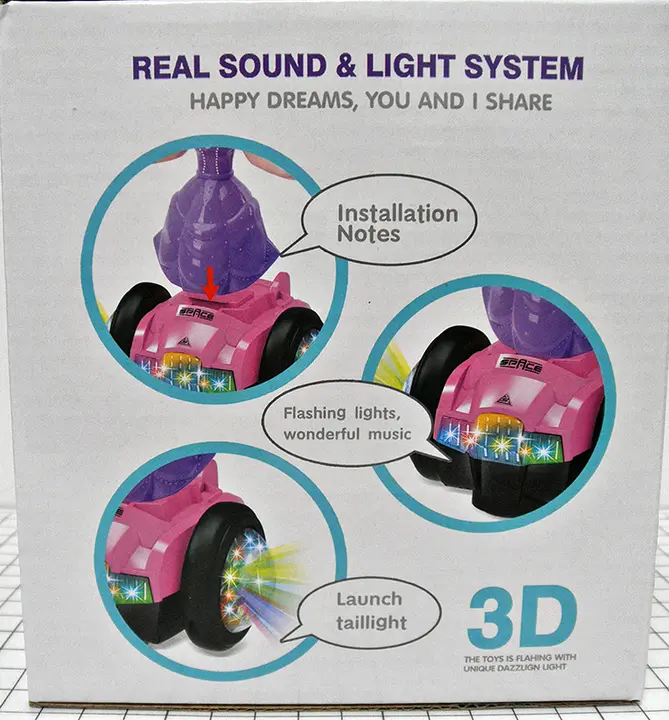 Foto uit de officiële melding: BO DA TOYS LITTLE ELECTRIC PRINCESS Multifunctioneel speelgoed — risico: Verstikking door inslikken