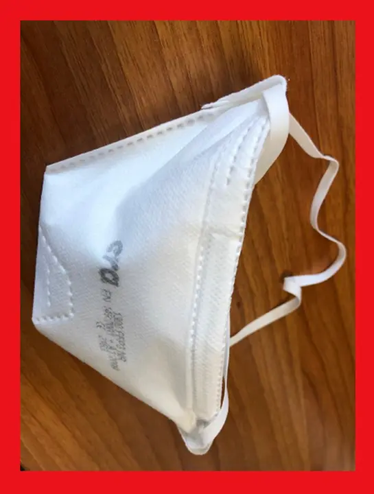 Foto aus der offiziellen Meldung: ERA MASKE - BASARAN Disposable Flat Fold Respirator Partikelfiltermaske — Risiko: Gesundheitsrisiken/Sonstige