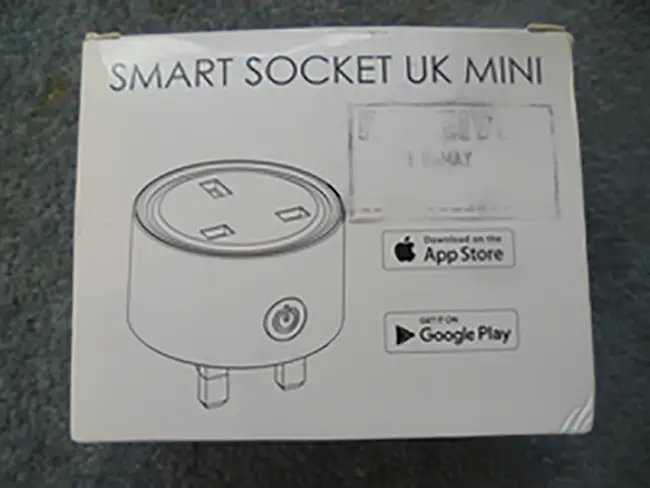 Photo from the official notice: WAZA Smart Socket UK Mini Smart Plug smart plug adaptor — burns & fire risk