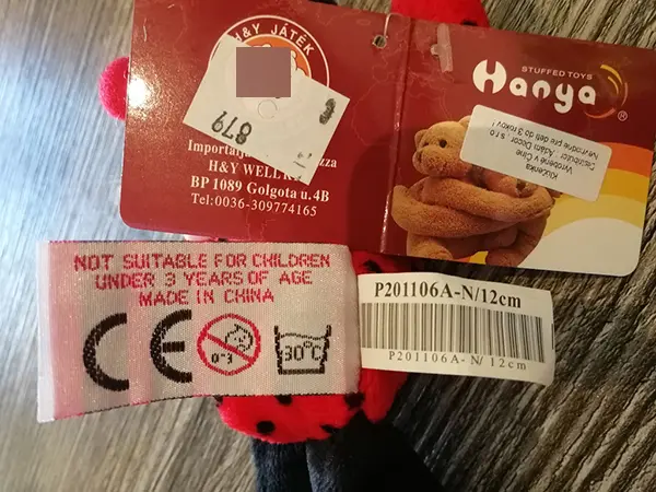Photo de l’avis officiel: Hanya Porte-clés — risque: Étouffement
