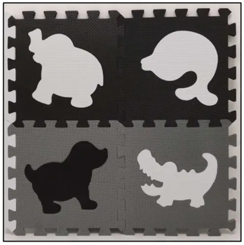 Photo from the official notice: Foam Puzzle Play Mat — choking risk
