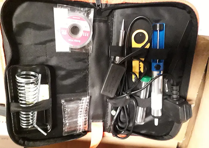 Photo de l’avis officiel: Vontox Vontox Soldering Iron Kit Kit de fer à souder — risque: Choc électrique