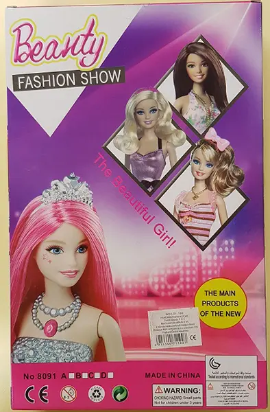 Foto del aviso oficial: Beauty Charm style, FASHION SHOW Muñeca de plástico con accesorios — riesgo: Riesgos químicos