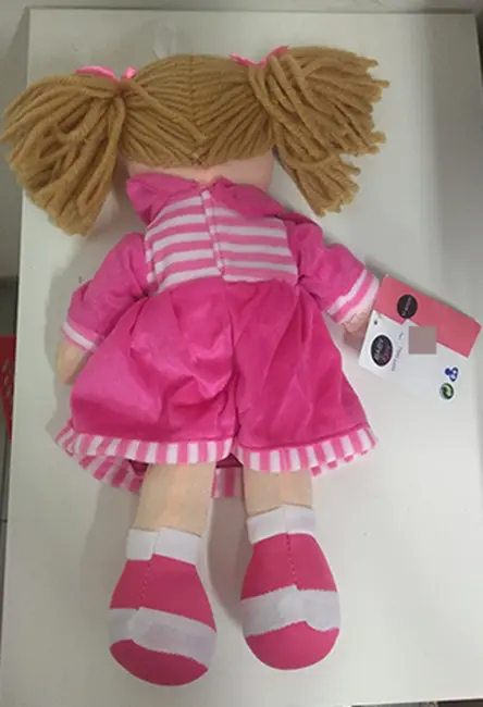 Foto aus der offiziellen Meldung: BABY Rose Textilpuppe — Risiko: Ersticken