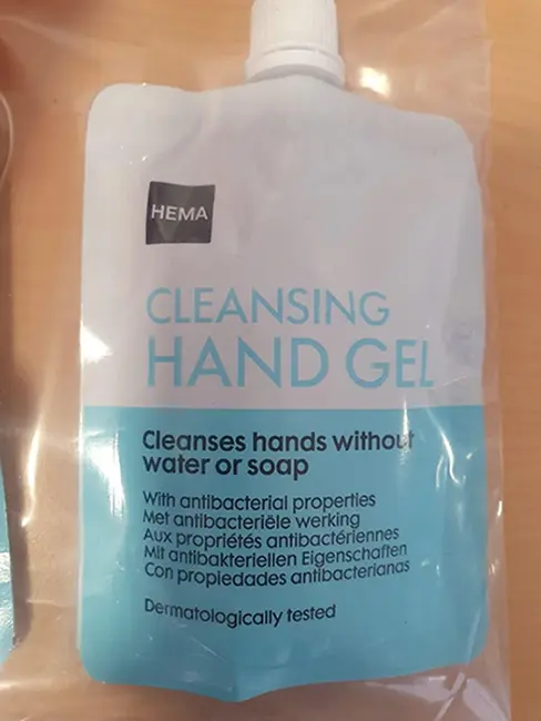 Foto do aviso oficial: Hema cleansing hand gel Desinfetante das mãos — risco: Incêndio & Risco para a saúde / outro