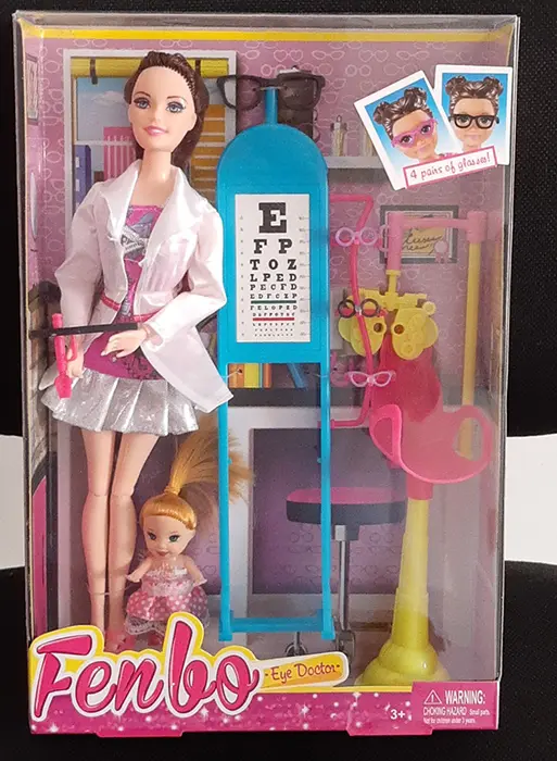 Foto dell’avviso ufficiale: Fenbo - Eye doctor Set di bambole di plastica — rischio: Rischio chimico