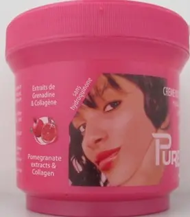 Foto do aviso oficial: Pure Skin Body Cream Produto para clarear a pele — risco: Químico