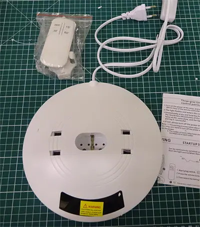 Foto uit de officiële melding: UV Germicidal Light UV-sterilisator — risico: Brandwonden & Aantasting van het gezichtsvermogen