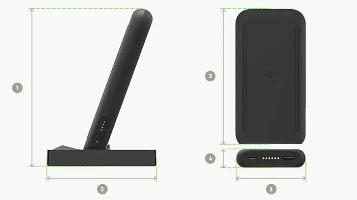 Foto dell’avviso ufficiale: Belkin Caricabatterie wireless portatile — rischio: Scossa elettrica & Incendio