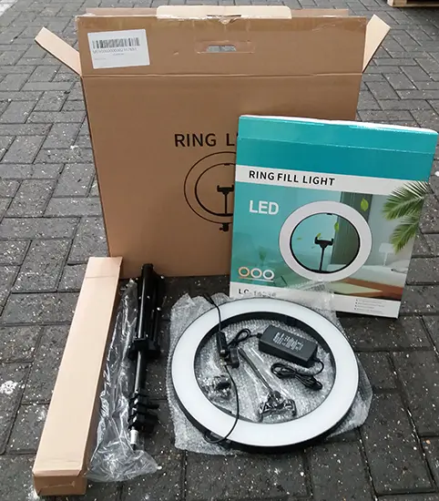 Foto dell’avviso ufficiale: Ring Fill Light LED Luce a LED — rischio: Incendio