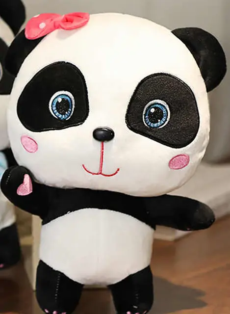 Foto do aviso oficial: BabyBus Toy Panda Brinquedo macio — risco: Engasgamento