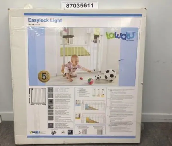 Foto dell’avviso ufficiale: Lawalu by Geuther Safety gate Easylock Light, Art.Nr. 4765 Cancello di sicurezza per bambini — rischio: Rischio per la salute / altro & Lesioni
