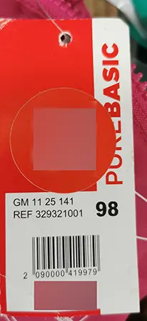 Photo from the official notice: Pure Basic children's waterproof hooded jacket — strangulation risk