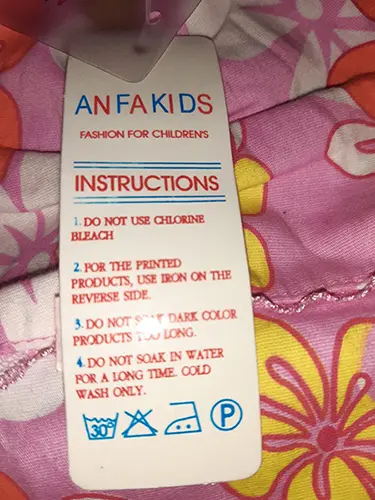 Photo de l’avis officiel: ANFAKIDS ANFAKIDS Robe d’enfant — risque: Etranglement