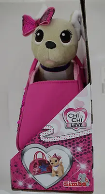 Foto uit de officiële melding: Simba Swap Fashion, Chi Chi Love Pluche speelgoed met pailletten — risico: Verstikking door inslikken & Verwonding