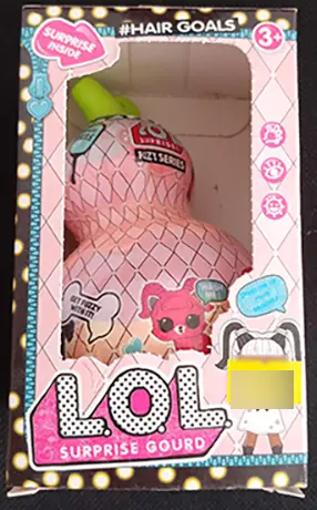 Foto do aviso oficial: LOL Surprice Boneca de plástico — risco: Químico