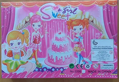 Foto do aviso oficial: Girl Sweet Boneca de plástico com acessórios — risco: Químico