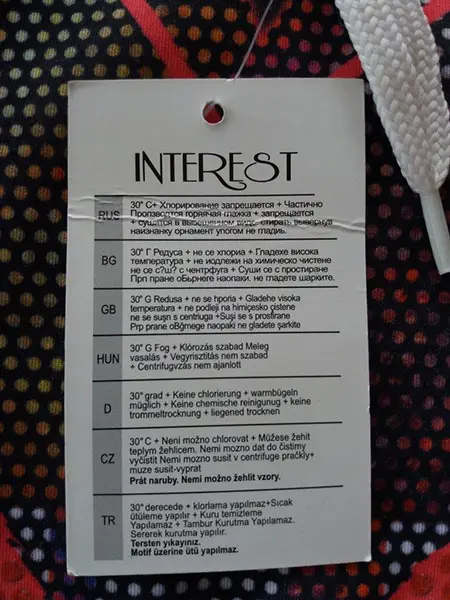 Foto do aviso oficial: Interest Interest Pijama infantil — risco: Estrangulamento