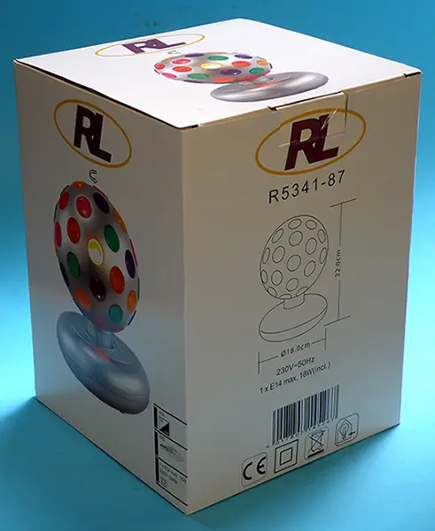 Photo de l’avis officiel: RL (on the packaging), kika (on the label) GYEREKLÁMPÁK Lampe de bureau — risque: Brûlures & Étouffement