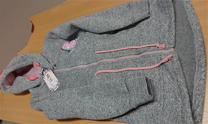 Foto do aviso oficial: KEYIQI Pijama com capuz para crianças — risco: Ferimentos