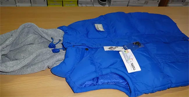 Foto dell’avviso ufficiale: SEAGULL FASHION Children's vest Gilet per bambini con cappuccio — rischio: Lesioni & Strangolamento