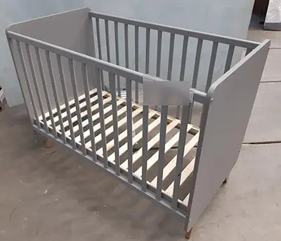 Photo from the official notice: Quax BV Quax Loft Bed children's cot — entrapment & suffocation risk