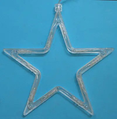 Foto do aviso oficial: Five-pointed star Corrente de iluminação — risco: Queimaduras & Choque elétrico