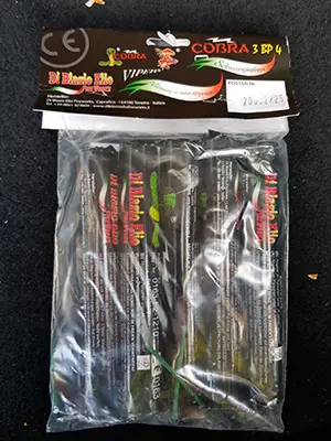 Foto dell’avviso ufficiale: Di Blasio Elio Fireworks Cobra 3BP 4 Fuochi d'artificio — rischio: Ustioni & Lesioni uditive
